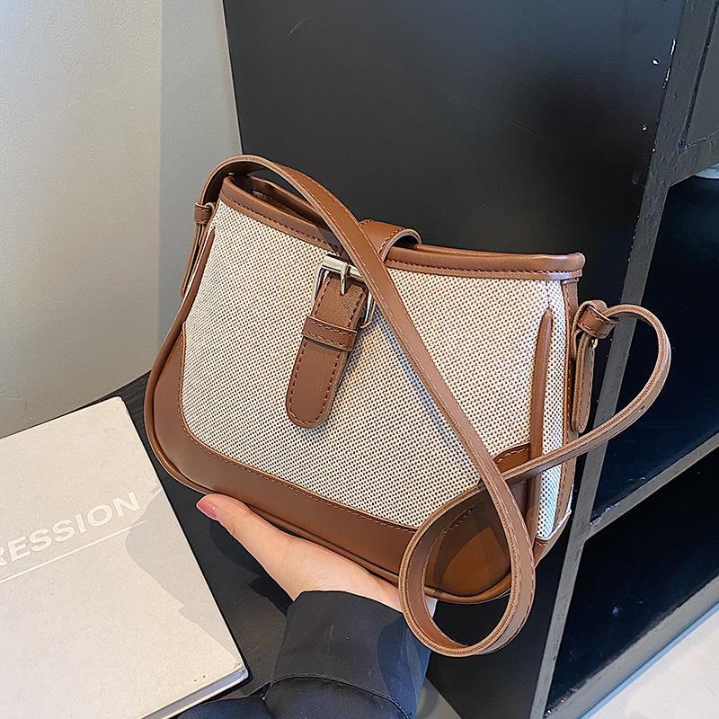 Women's Wander Canvas Crossbody - Artisan-Textured Convertible Shoulder Bag for Effortless Days