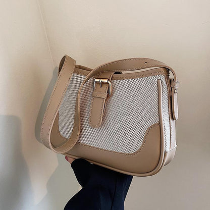 Women's Wander Canvas Crossbody - Artisan-Textured Convertible Shoulder Bag for Effortless Days