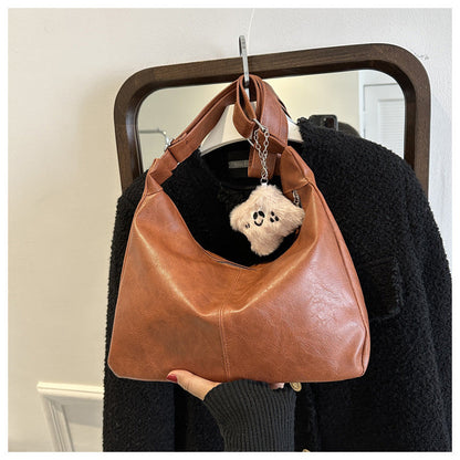 Women's Retro Tote Bag Trendy Niche Crossbody & Shoulder Bag for Commuting