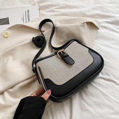 Women's Wander Canvas Crossbody - Artisan-Textured Convertible Shoulder Bag for Effortless Days