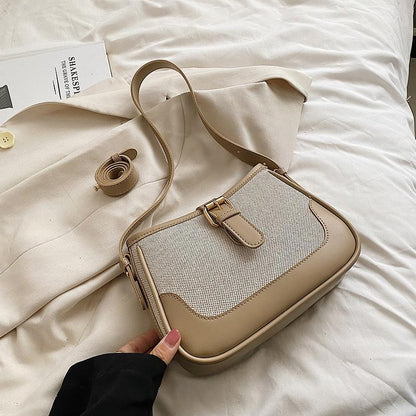 Women's Wander Canvas Crossbody - Artisan-Textured Convertible Shoulder Bag for Effortless Days