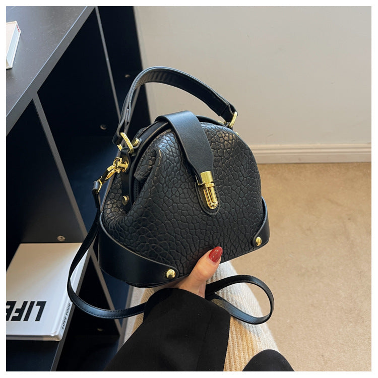 Women's Vintage Commuter Tote - XL Capacity Pebbled PU or Sueded Tote | Convertible Carry & Retro Design